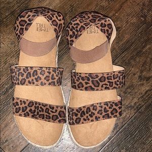 Cheetah print espadrilles